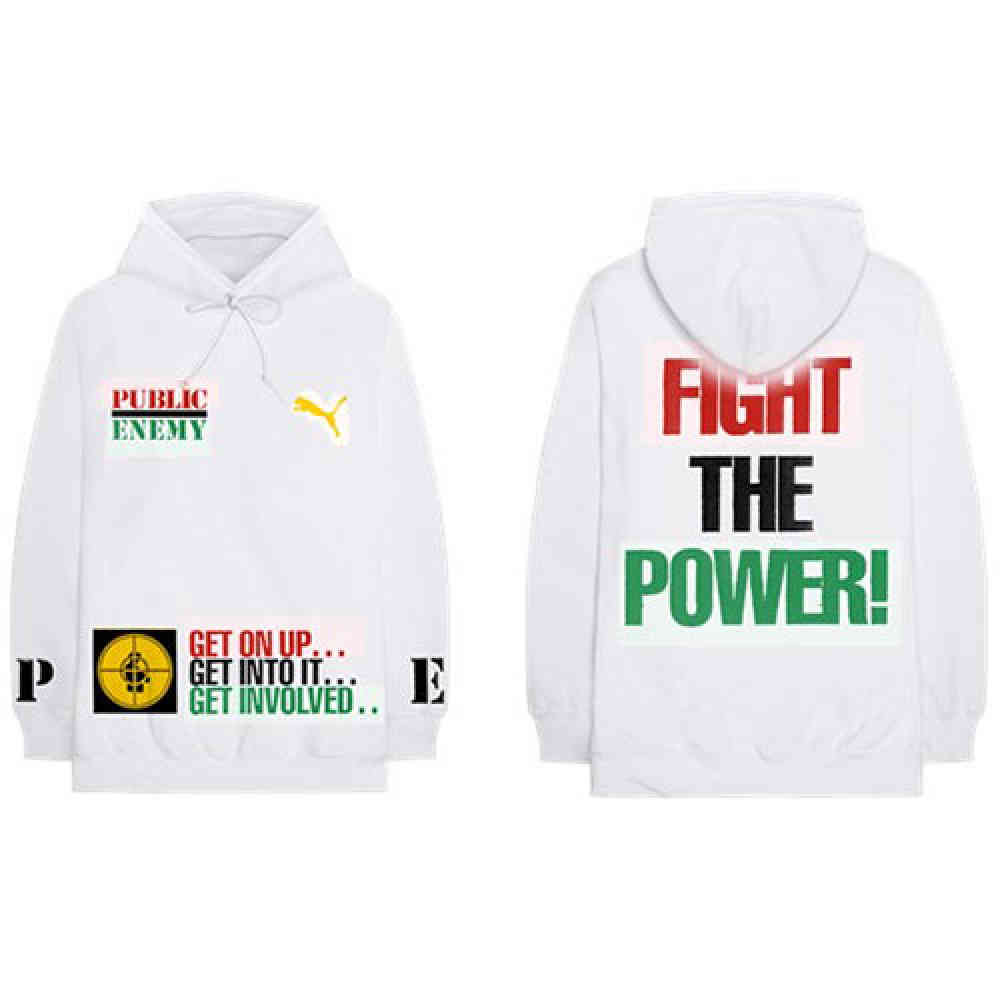 Public Enemy - Fight The Power Sweat à capuche - Blanc